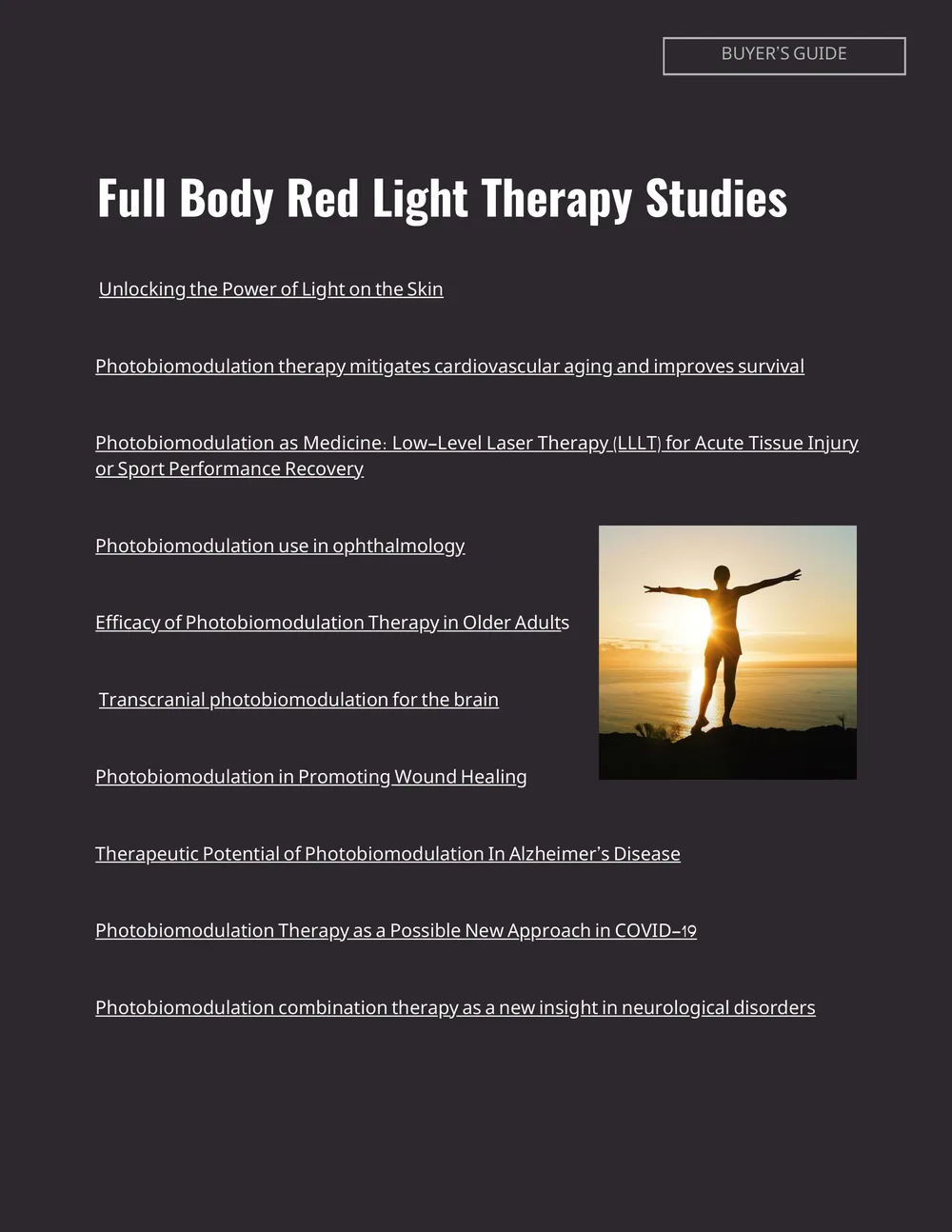 Red Light Therapy Buyer's Guide, page 19